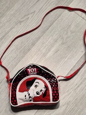 Vintage Disney 101 Dalmatians Red and Black Crossbody Bag